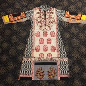 Salwar Kameez top multicolor